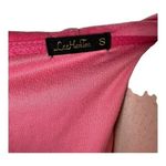 LeeHanTon Full Zip Pink Soft Solid Hoodie Sweat Shirt Size S Photo 2