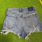 Abercrombie & Fitch Women's Size 29/8 The Mom Short High Rise Denim Distressed Photo 7