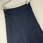 Betabrand  Work It Skort Navy Blue Pinstripe A-Line Skirt Sz Small Casual Career Photo 7