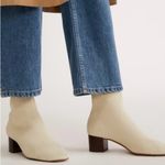 Everlane Bootie Women 10 Ivory Sock Bootie The Glove Rib Knit Ankle ReKnit Photo 1