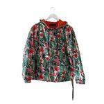 BLANKNYC Revolve Petal To The Metal Jacket in Leaf Print SZ S Green Photo 1
