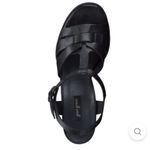 Paul Green Women’s Platform Raveel Black Strappy Sandals 7.5 US 10 Chunky Heel Photo 4