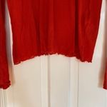 Villa Tencel Orange Ribbed Long Sleeved T Photo 3