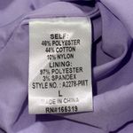 Day + Moon large lilac check ruffle sleeve with tie back lined dress w/pockets Purple Photo 9