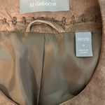 Liz Claiborne Light Brown Suede Blazer Jacket Snap Button 12 Petite Photo 6