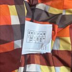 Missoni Denim Red/ Plaid Cinched Waist Puffer Down Jacket Size 6 Red Photo 7