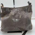 Michael Kors  Snakeskin Embossed Suede MK Hardware Crossbody Bag Photo 0