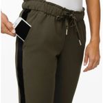 Lululemon  On the Fly Jogger Women's 6 Olive Black Velvet Trim Special Edition Photo 9