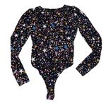 Free People Intimately Stars Long Sleeve Thong Bodysuit Jumpsuit Size Small Photo 4