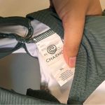 NWT Charmo Ruffle Ribbed Pregnancy Push Up One Piece Swimsuit | Size: XL Green Photo 4