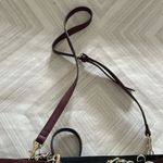 Karl Lagerfeld Women’s Burgundy Leather Three Strap Tote Bag Photo 7