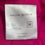 Magda Butrym Strapless Pleated Silk Mini Dress Pink‎ Floral Size FR 36 US 4 NWT Pink Photo 9