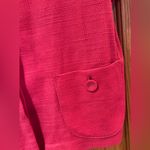 Banana Republic  Women’s Coral Cotton‎ Button-Up Short Sleeve Blazer Jacket Small Photo 3