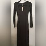 SKIMS NWT  Soft Lounge Long Sleeve Long Dress Onyx Black Size XS Photo 1