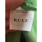 KULE Green Terry Bay Cloth Button Front Cropped Cardigan Sweater Women's Size L Size L Photo 2