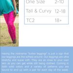 LuLaRoe leggings T&C fits size 12-18 Photo 4