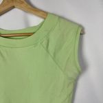 SO  Lime Green Fitted Y2K Slim Fit T-Shirt L Photo 2