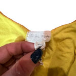 See You Monday Los Angeles Bodycon Cap Sleeve Yellow Midi Dress Photo 2