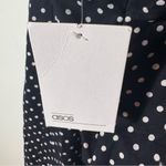 ASOS NWT  Navy Polka Dot Cotton Sundress‎ Size 8 Photo 6
