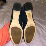 Tory Burch  Gigi Royal Navy Suede
Pumps Low Heel Gold Logo Photo 3