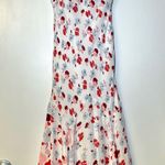 Ann Taylor  Slip Floral Midi Silk Dress Photo 3
