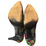 Stuart Weitzman Colorful Polka Dot printed silk heels 7B/M Vintage Photo 2