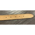 Braided Tooled Leather Brown Belt Womens Size 38”‎ Boho Chic Western Cowgirl Photo 10