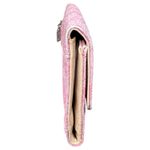 Guess  Pink Monogram Tri-Fold Wallet with Zip Pocket and Card Slots NWOT Photo 4