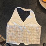 Women's Tweed Button Down Vest Photo 3