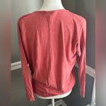 Loft Ann Taylor Coral Neck Pullover Top Blouse Shirt Sweater Twist Front XXSP Photo 1
