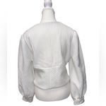 Anthropologie x Eri + Ali White Crop Top Jacket Photo 3