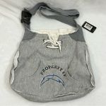NFL Los Angeles LA Chargers  Football Hoodie Sling Shoulder Hand Bag Women Purse Photo 0