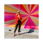 Trina Turk ππ Bernelle Pant ~ Satin Jogger Tap Green Large L NWT Photo 3