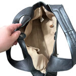 The Sak  Rylan Black Leather Shoulder Bag – Pebbled Leather, Zip & Magnetic Closu Photo 3