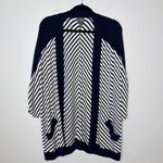 Chico's  Travelers Collection Stripped Open-Front Cardigan Gold Shimmer Medium‎ Photo 2