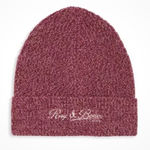 Rag & Bone Women's Wool Blend Heritage‎ Beanie Winter Hat Burgundy $165 Red Photo 0