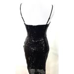 Lulus  Forever Your Girl Black Sequin Cocktail Bodycon Mini Dress NWT Size XS Photo 3