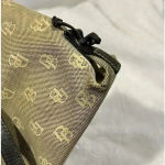 Dooney & Bourke ‎ Signature Canvas Leather Purse Vintage DB Brown Shoulder Bag Photo 5