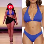 BECCA by Rebecca virtue Blue Bikini- Becca Swim Photo 1