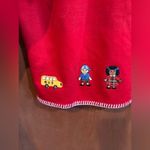 Red Cardigan Teacher Detail size 2x Red Photo 8