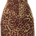 Torn By Ronny Kobo Leopard Mini Skirt Photo 1