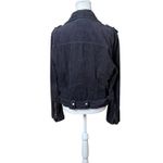 BLANK NYC Black Corduroy Jacket XL Punk Hippie Moto Biker Motorcycle Grunge Goth Photo 1