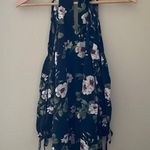 American Eagle Women’s Outfitters Black Floral Cold Shoulder Dress Size Small Photo 3