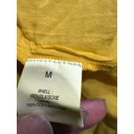 One Season Silk Embroidered Cami Top Ruffle Straps Yellow Size M Size M Photo 5