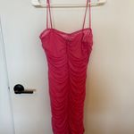 superdown Pink Emmie Mesh Mini Dress Photo 4