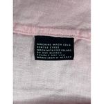 American Living  Pink Adjustable Sleeves Pockets Button Up‎ Linen Shirt LARGE Photo 14