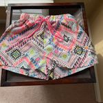 Xhilaration 2 pair of shorts; Yellow Textured Pom-Pom snd Neon pink Shorts Photo 2