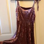 Forever 21 Pink crushed velvet dress Photo 1