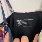 ALBION FIT Albion Navy Blue Dahlia Print One Piece Swim Suit NWT Siz XXS Photo 4