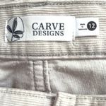 Carve Designs Oahu 4 Inch Corduroy Shorts Gray Size 12 NEW Photo 7